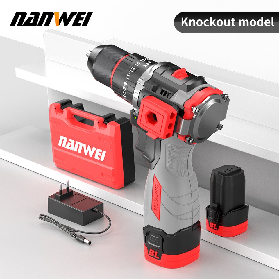 

Бесщёточная ударная дрель NANWEI 16,8 В