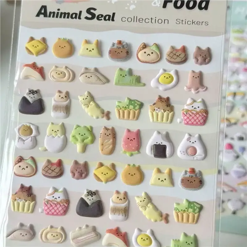 

3D мультяшные наклейки для журнала