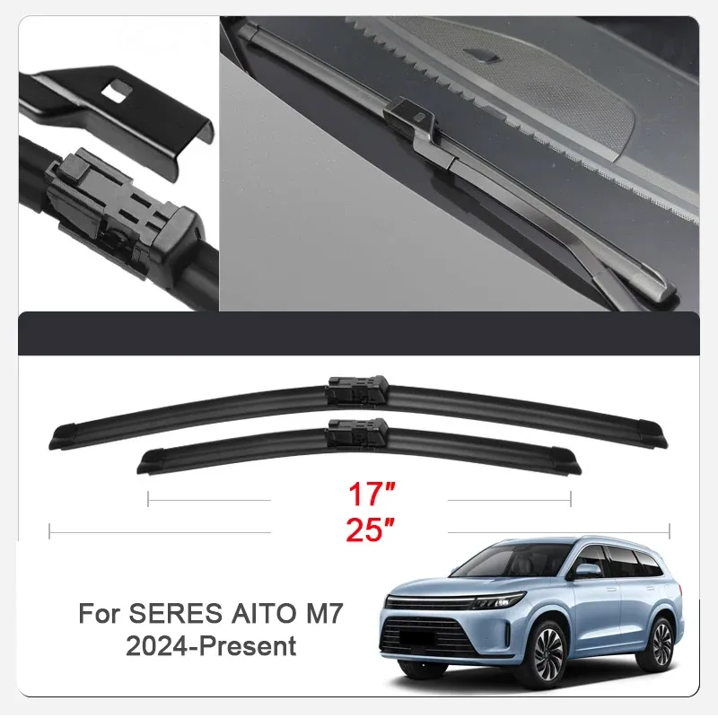 

2 шт. автомобильные щетки стеклоочистителя для SERES AITO M5 M7 M9 LUXEED R7 S7 SERES 3 EVOLUTE i-JOY SERES 5 SF5 EVOLUTE i-JET STELATO S9
