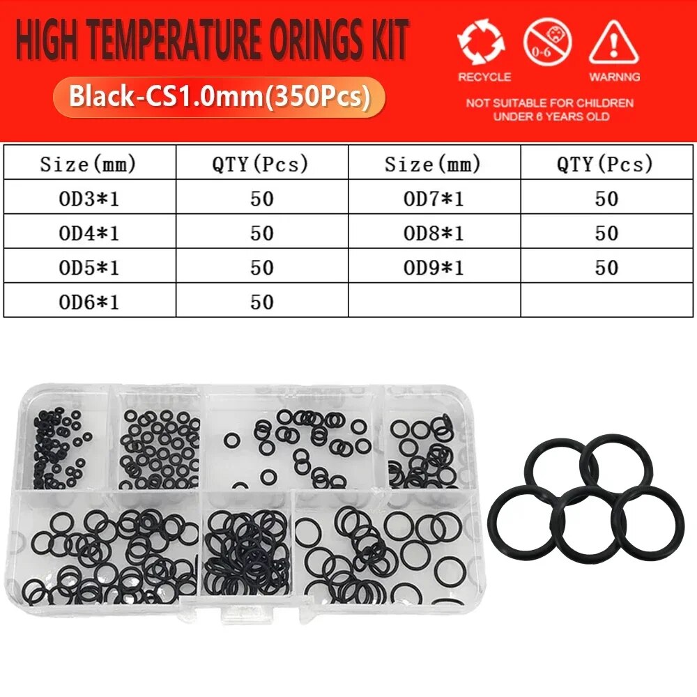 

Комплект уплотнительных колец из силикона CS1mm CS1.5mm CS2mm CS2.5mm CS3mm CS3.5mm CS4mm