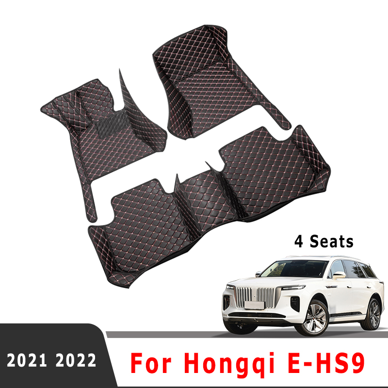 

Для Hongqi E-HS9 EHS9 E HS9 2021 2022 (4 места) автомобильные коврики, автомобильные аксессуары для интерьера, ковер, детали для автомобиля, автомобиля