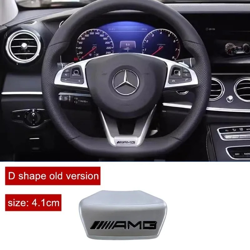 

Наклейки с эмблемой интерьера рулевого колеса автомобиля для Mercedes Benz AMG W222 W223 W251 W464 GLE W206 W204 W205 W212 W213 W221