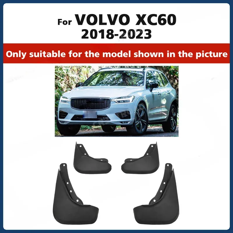 

4 шт. передние и задние автомобильные брызговики для Volvo XC60 2008-2023, брызговики, брызговики, автомобильные аксессуары