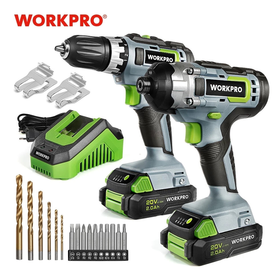 

Аккумуляторная дрель WORKPRO 20В