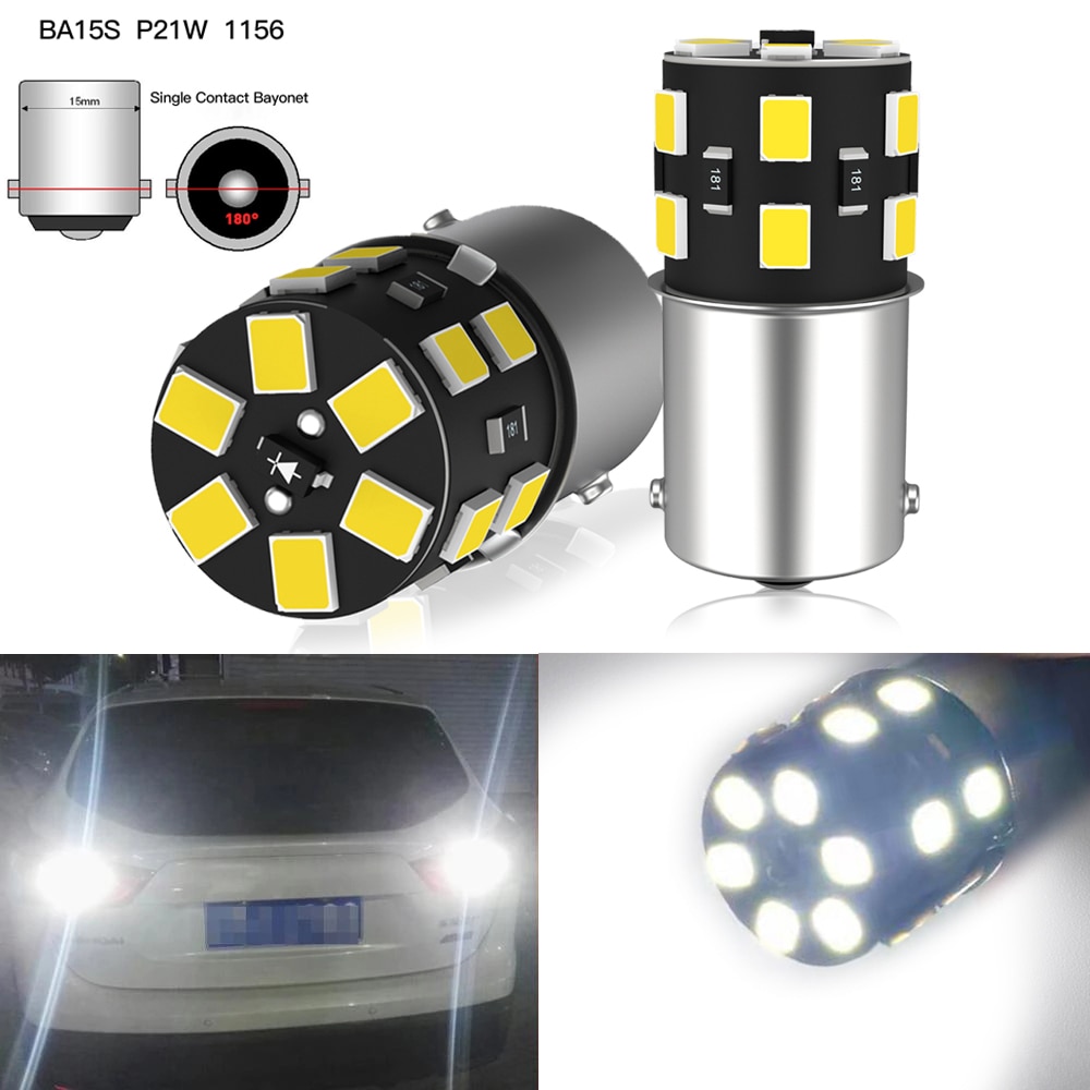 

2 светодиодных лампы заднего хода P21W BA15S Canbus для Suzuki Swift mk2 mk3 2 3 Alto Baleno Samurai Celerio Ignis Kizashi Liana Wagon R