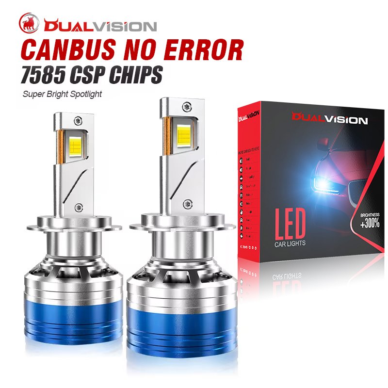 

Dualvision H7 Canbus светодиодный H4 H11 H1 HB3 9005 HB4 H8 HIR2 9012 6500K высокомощная лампа для автомобильных фар Bi светодиодный Tube