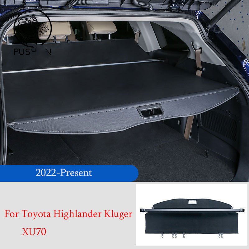 

Для Toyota Highlander Kluger XU70 2021 2022 2023 крышка багажника картон перегородки модифицированные декоративные аксессуары