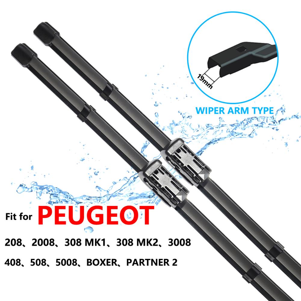 

Автомобильные щетки стеклоочистителя для Peugeot 208 2008 308 3008 408 508 Boxer Partner