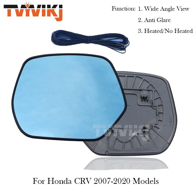 

Боковое зеркало заднего вида TVYVIKJ, синее стекло для HONDA CRV CR-V 2007-2020, широкоугольный обзор, антибликовое боковое Крыло зеркала