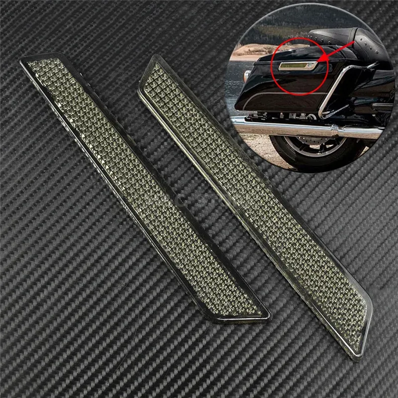 

2x мотоциклетная седельная сумка, отражатель, чехол для Harley Touring Street Glide Road King Electra Tri Glide CVO FLT/FLHT 2014-2024
