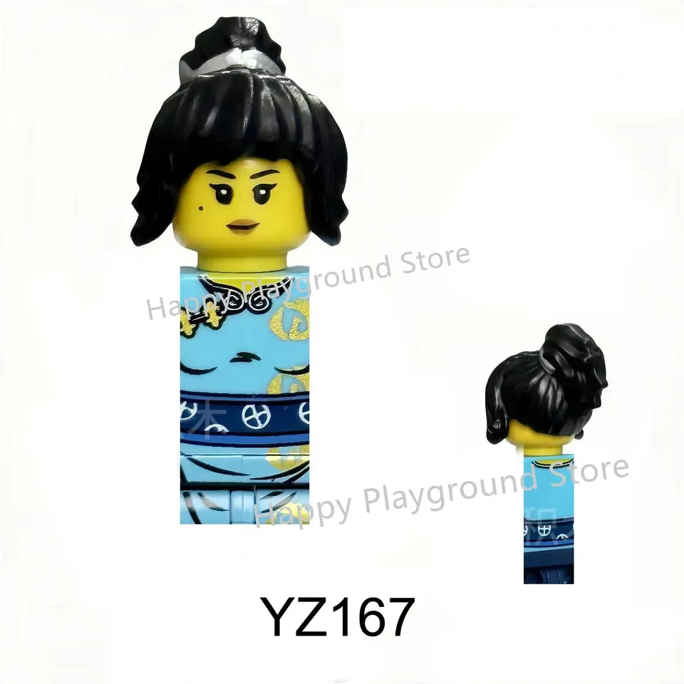 

Аниме мультфильм ТВ ниндзя кирпичи игрушечные куклы Zane Nya Lloyd Garmadon Arin строительные блоки сборка игрушки модель для детей подарки
