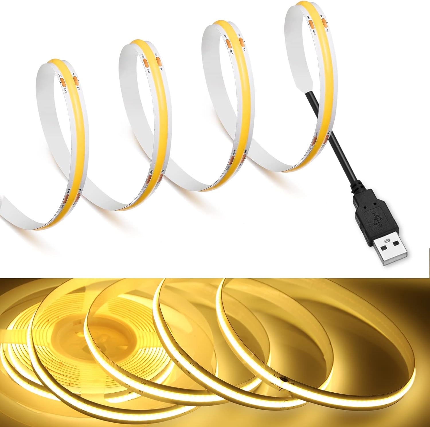 

Светодиодная лента Yadlaya 5В 320LED/м