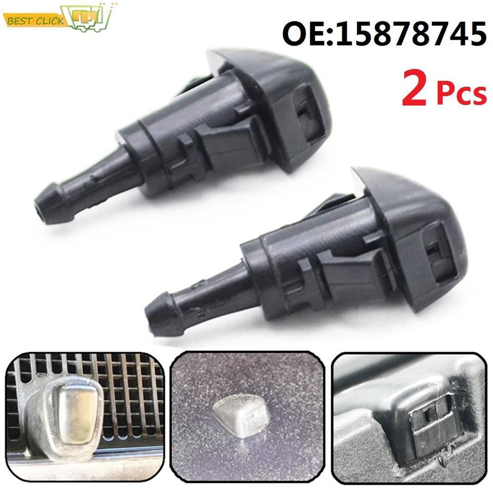

OE # 15878745 2 шт./компл. насадка для омывателя переднего стекла для Chevrolet Trailblazer GMC Envoy Oldsmobile Bravada 2002 2003 2004