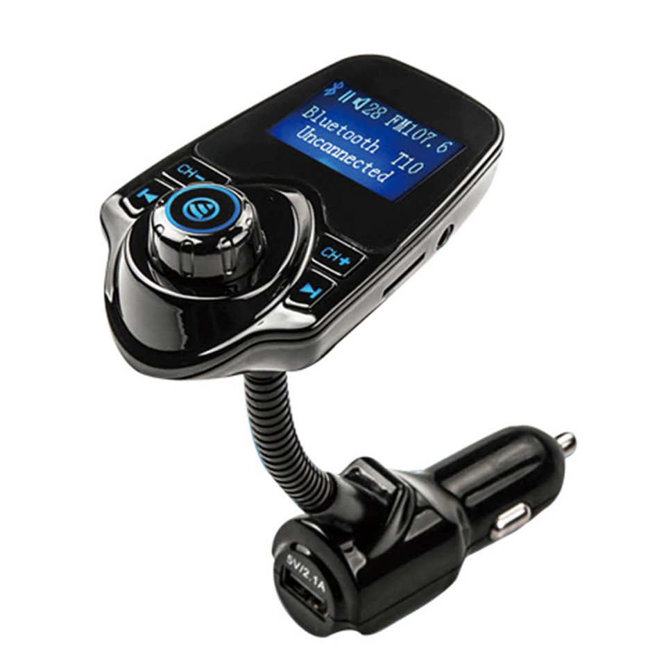 

Автомобильный комплект беспроводной Bluetooth FM-трансмиттер MP3 плеер USB ЖК-модулятор