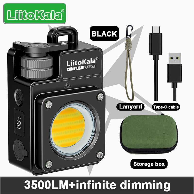 

LiitoKala 3500LM+ фонарь для кемпинга