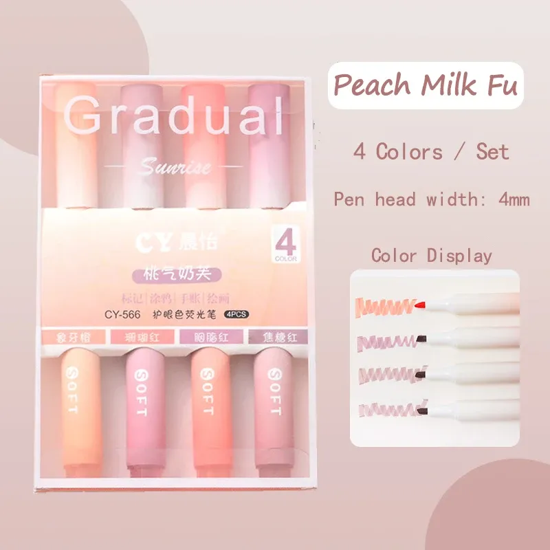 

Текстовыделители Morandi Color Kawaii