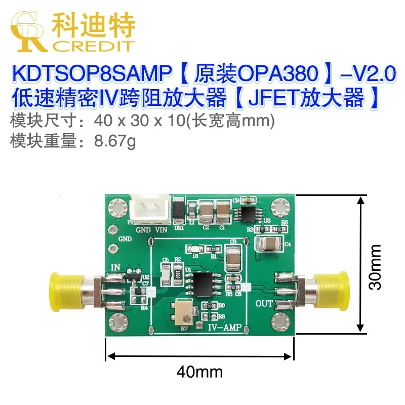 

OPA380 Transimpedance Amplifier