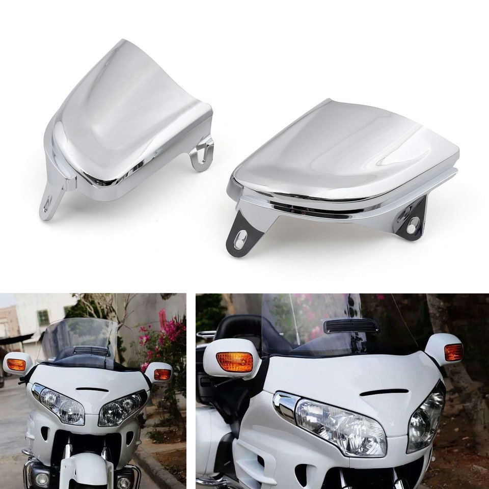 

Передняя хромированная накладка на фару Topteng для Honda Goldwing Gold Wing GL1800 GL 1800 2006-2014
