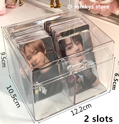 

MINKYS Kawaii прозрачный бокс для фотокарт