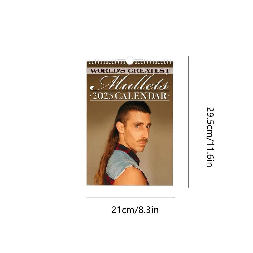 

Настенный календарь 2025 года Greatest Mullet