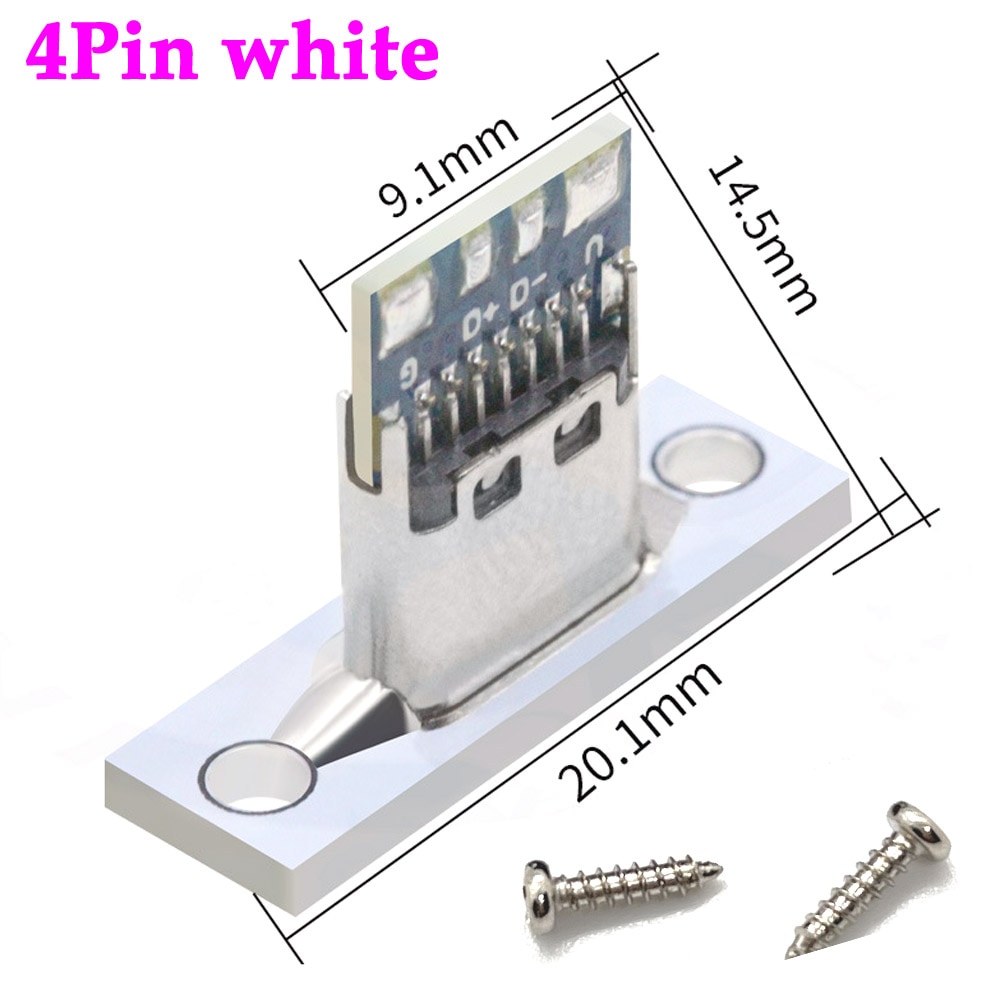 

Разъемы USB Type-C LAJQTAO 2P 4P