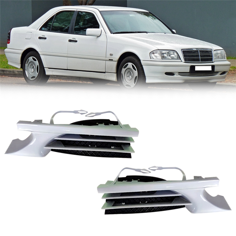 

1 пара, крышка переднего бампера для буксирного крюка Mercedes Benz C Class W202 1998-2001