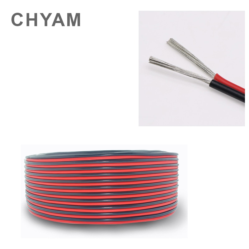 

Силовые кабели CHYAM 2 проводника 12AWG-20AWG черные и красные