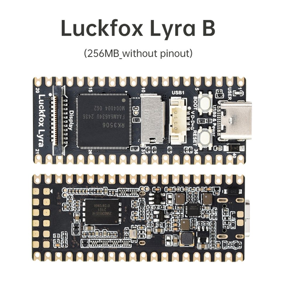 

Luckfox Lyra/Luckfox Lyra B Luckfox RK3506G2 Mini Linux Макетная плата Трехъядерный процессор Arm Cortex-A7