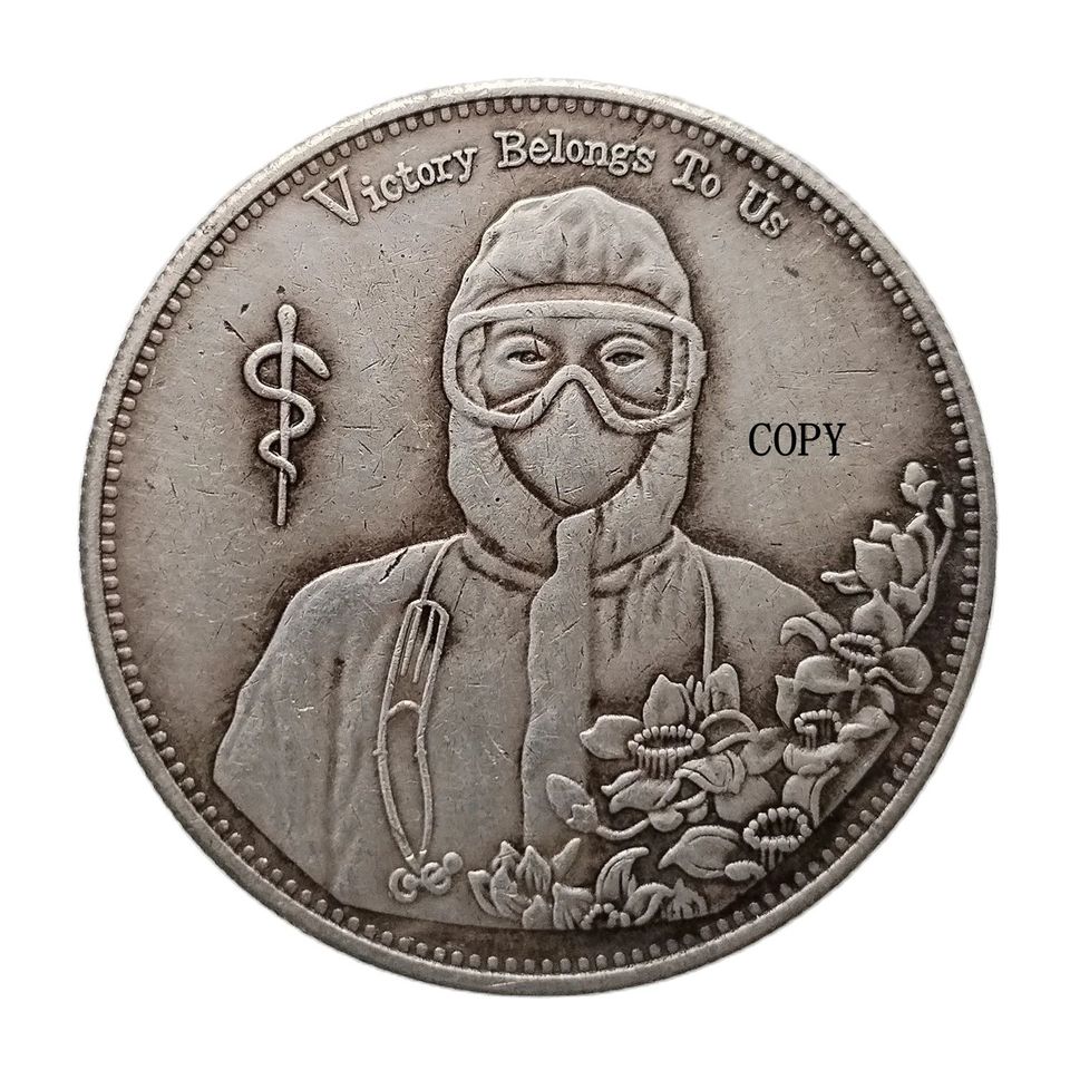 

Посеребренная копия монеты Morgan Dollar