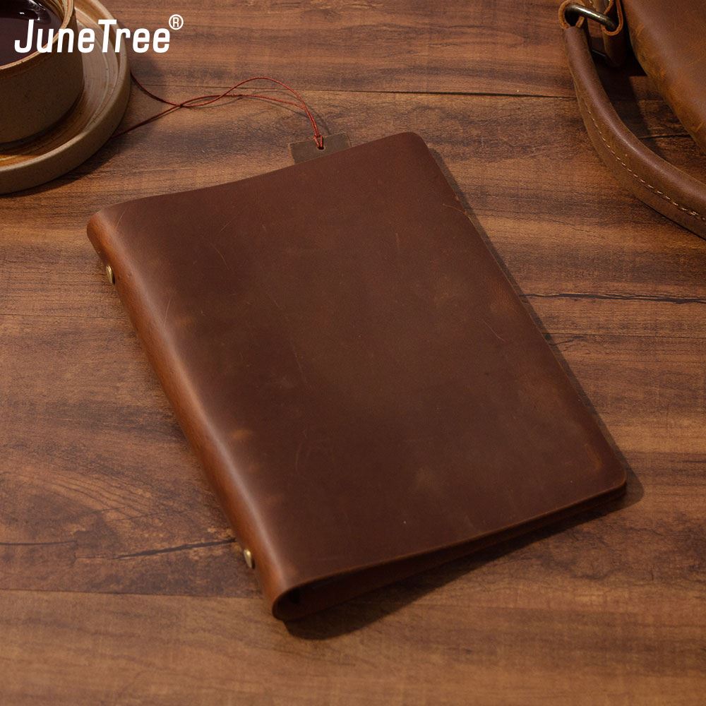 

Записная книжка juneTree Traveler A5 из натуральной кожи коричневого цвета
