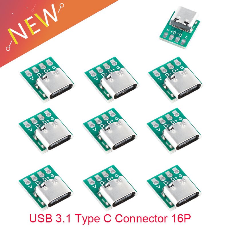

USB 3.1 Type C разъем 16-контактный адаптер Your Cee