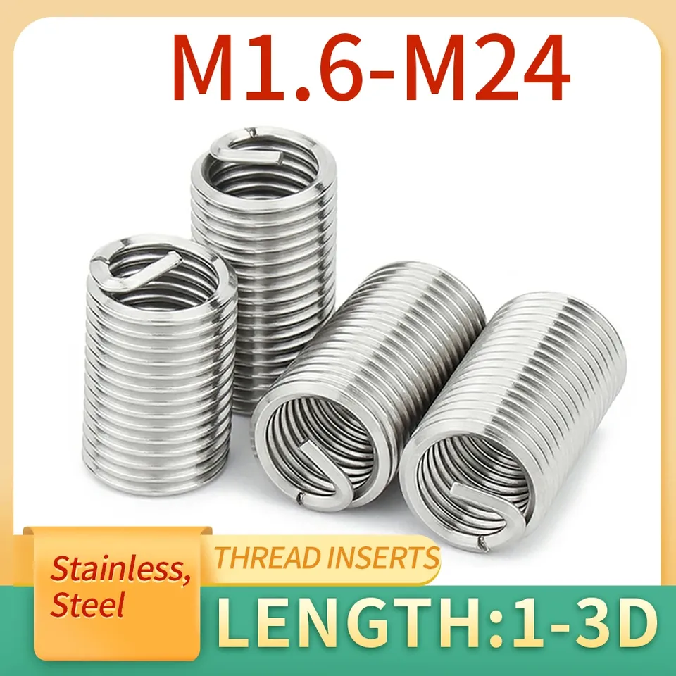 

Резьбовые вставки из нержавеющей стали M1.6-M24