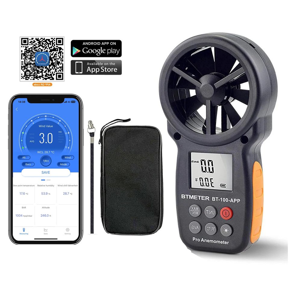 

Цифровой анемометр BTMETER BT-100-APP