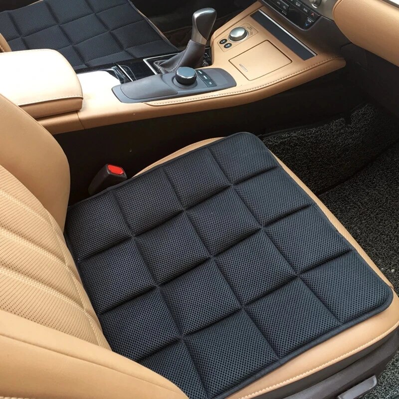 

Чехол подушки сиденья автомобиля Pad дышащий бамбуковый уголь для дома и офиса, летнее охлаждение, вентилируемый коврик для стула, автозапчасти