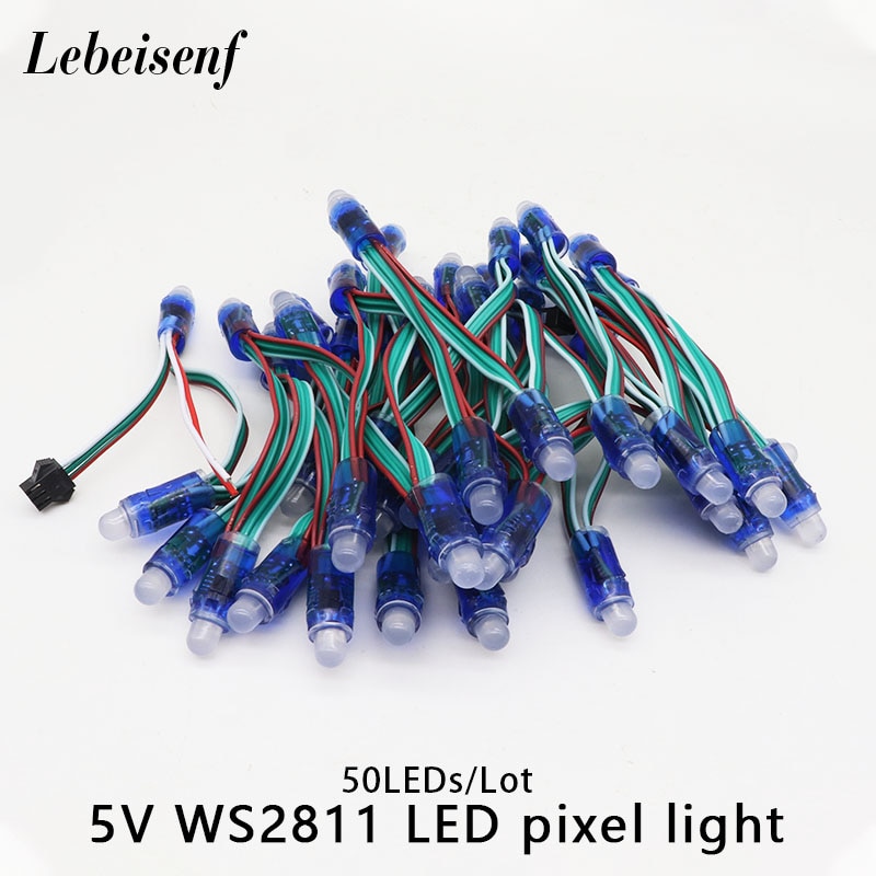 

Lebeisenf RGB светодиодные пиксели WS2811 12 мм 50 шт/строка