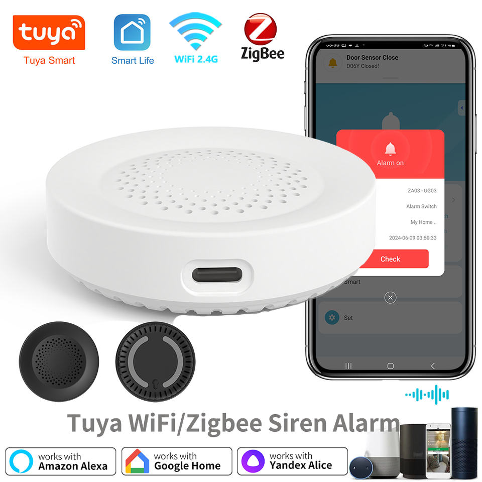 

Сигнализация Tuya Zigbee 100 дБ