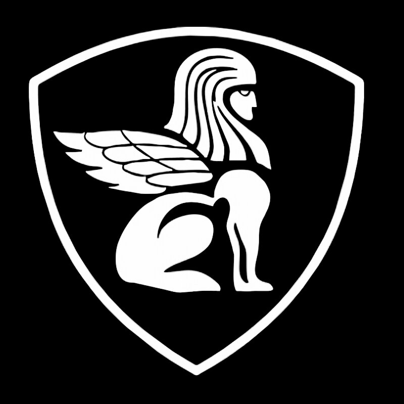 

CK20970 # Смешная Автомобильная наклейка эмблемой сфинкса вв мвд северо-западного округа, Виниловая наклейка, белая/черная Автомобильная наклейка на бампер