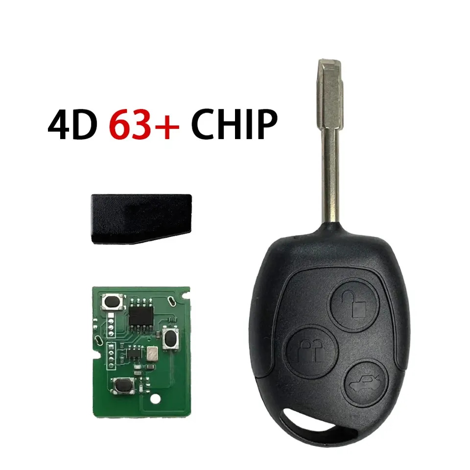 

SUPERKEY 4D60 4D63 для Ford Focus Mondeo Transit connect Courier Fiesta Fusion Galaxy Mondeo S-Max C-Max 433 МГц удаленный автомобильный ключ