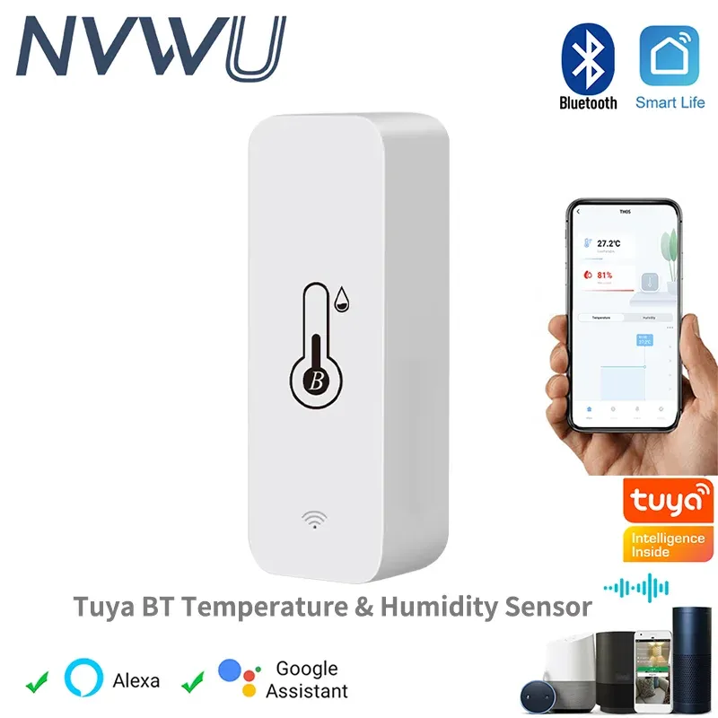 

Датчик температуры и влажности NVWU Tuya BT