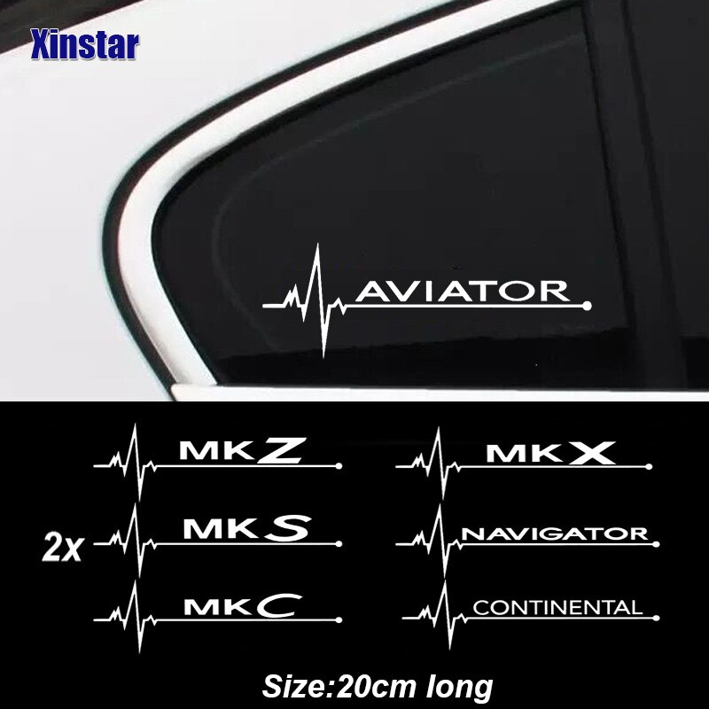 

Автомобильные наклейки на окна для Lincoln AVIATOR CONTINENTAL NAVIGATOR MKC MKS MKT MKX MKZ, 2 шт., автомобильные аксессуары
