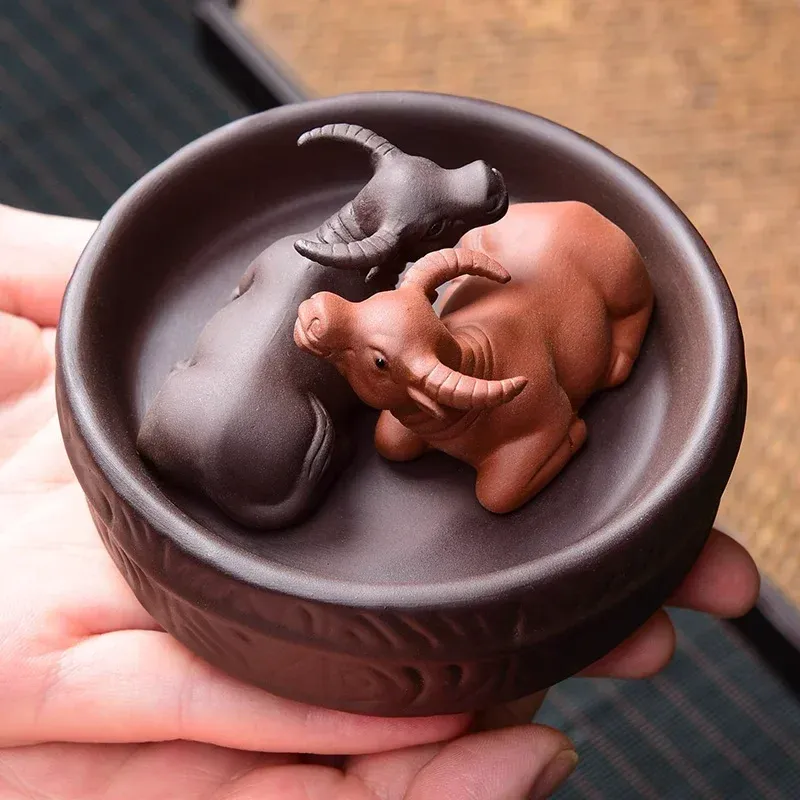 

Набор фигурок животных из фиолетовой глины JINGDE TEA SET