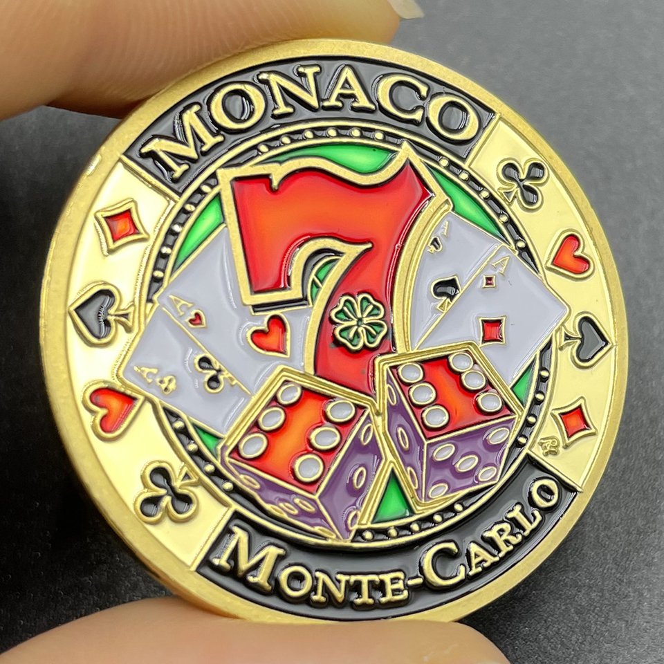 

Памятная монета Monaco Lucky 7 Casino