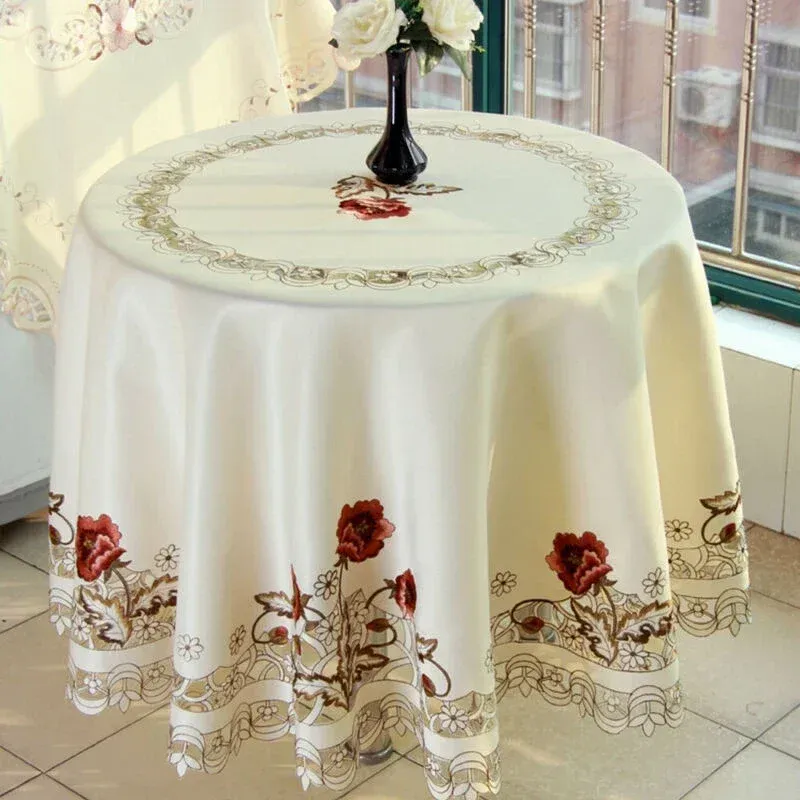 

Круглая скатерть из атласа Rose S/M/L