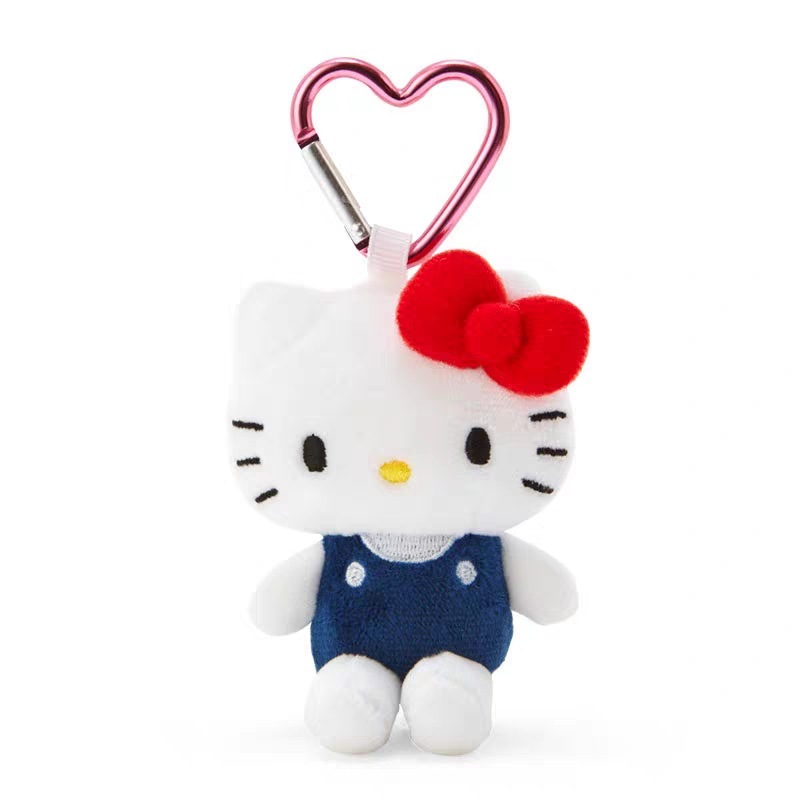 

Плюшевый Брелок Sanrio Hello Kitty В Форме Сердца С Дизайном Кнопок, Подходит Для Мужских И Женских Рюкзаков