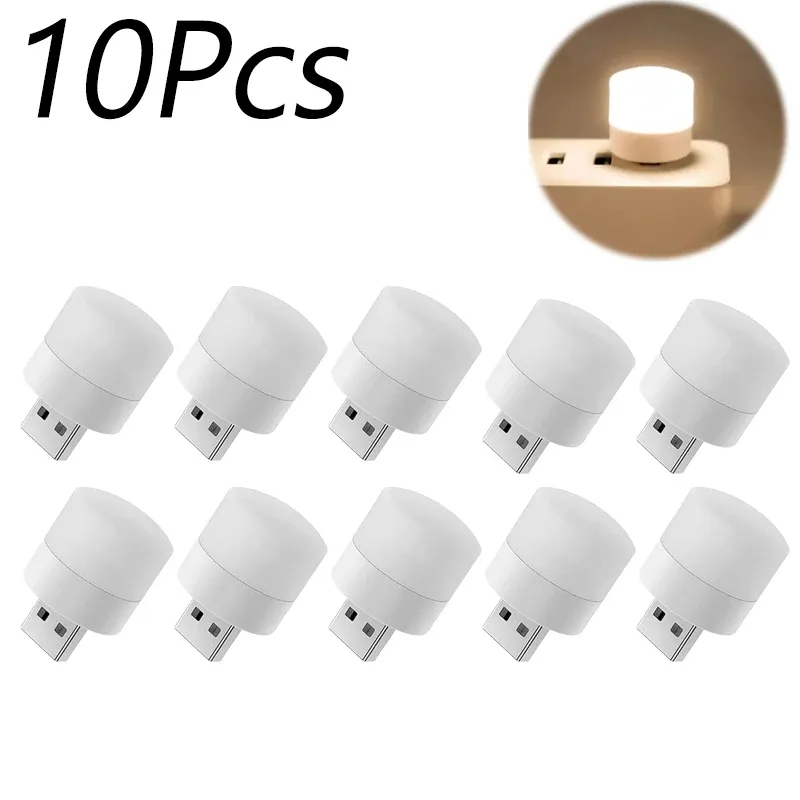 

USB ночник теплый белый цвет