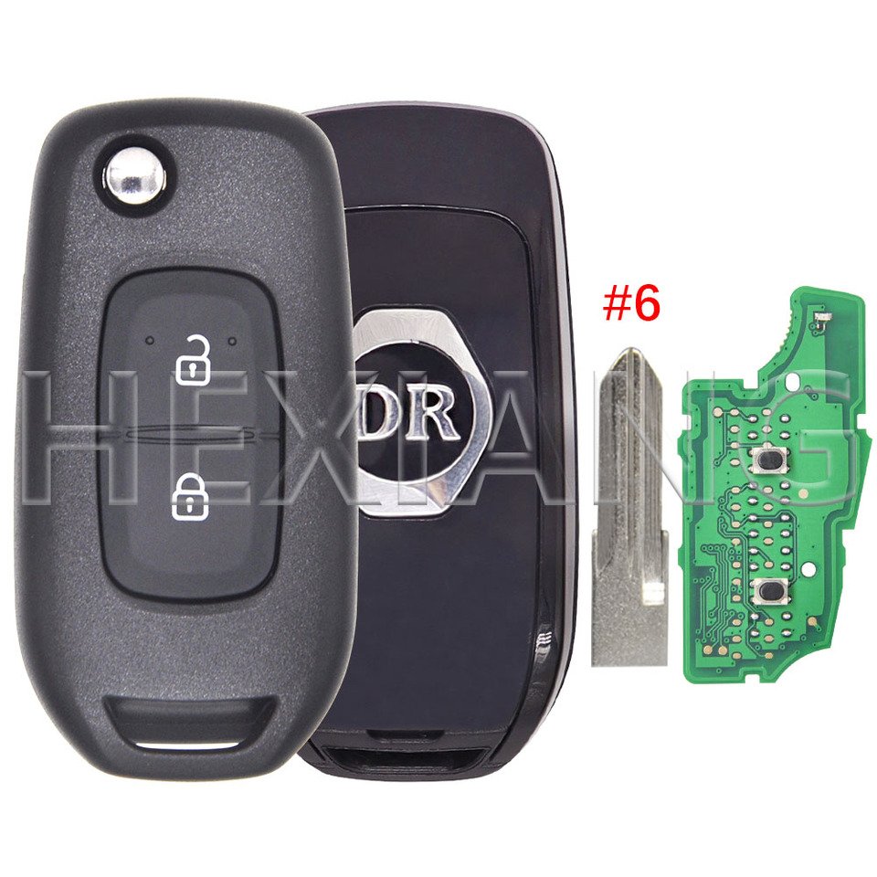 

Автомобильный ключ дистанционного управления Datong World для Renault Kiwid Dacia Logan 2 Megane Kadjar Duster Clio4 Dokker 4A PCF7961M чип 433 МГц