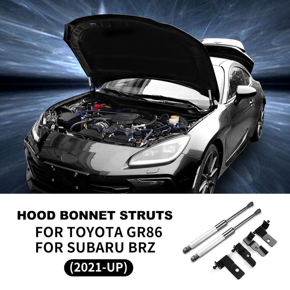

Стойки капота для Subaru BRZ, Toyota GR86 2021 2022 2023 2024, передние модифицированные газовые пружины, подъемная опорная пружина амортизатора
