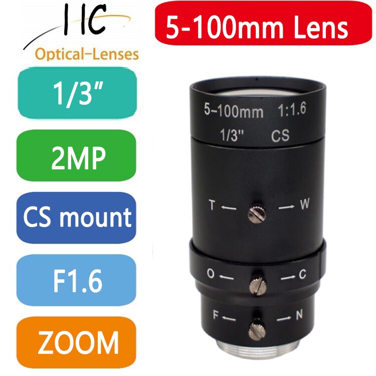 

Ручные объективы OPTICAL LENSES HC 2Мп 5-100 мм