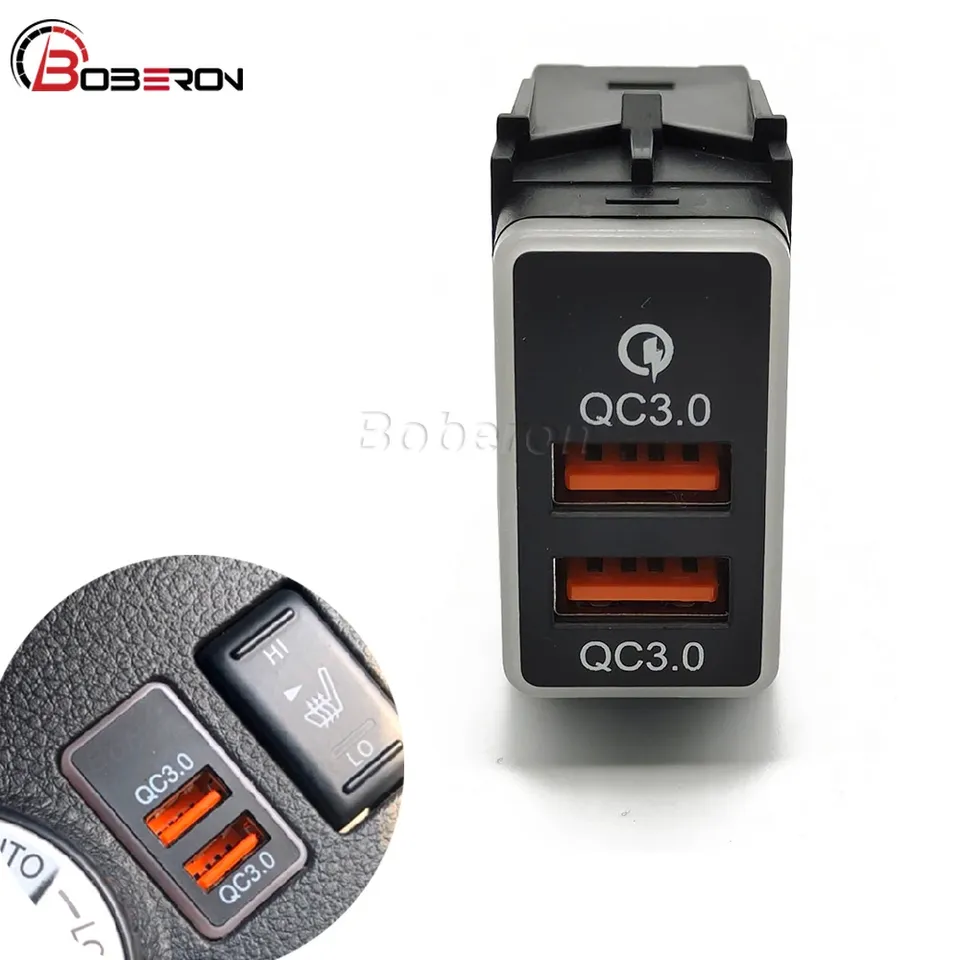 

Зарядное устройство для Nissan X-Trail 2008-2012 с двумя портами, разъем USB для быстрой зарядки телефона, адаптер быстрой зарядки, автомобильные аксессуары