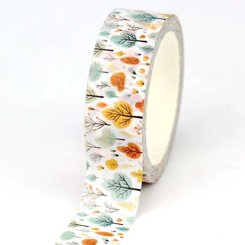 

Декоративная лента GREATHOPE WASHI TAPE с осенними деревьями